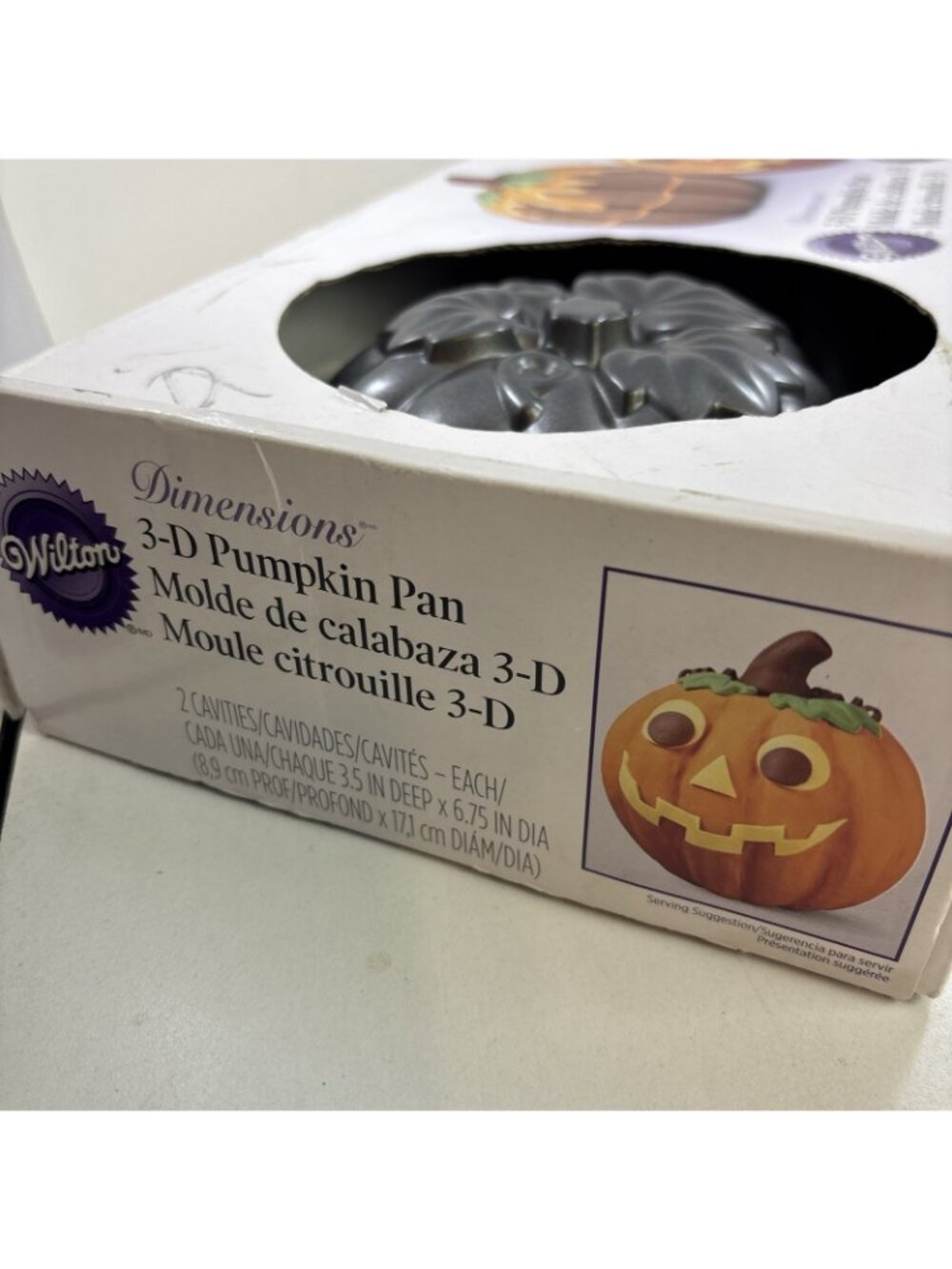 Wilton Pumpkin Cake Pan Jack-o'-lantern Halloween Harvest Party Celebration - Picture 2 of 5